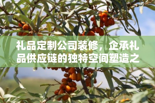 礼品定制公司装修，企承礼品供应链的独特空间塑造之旅